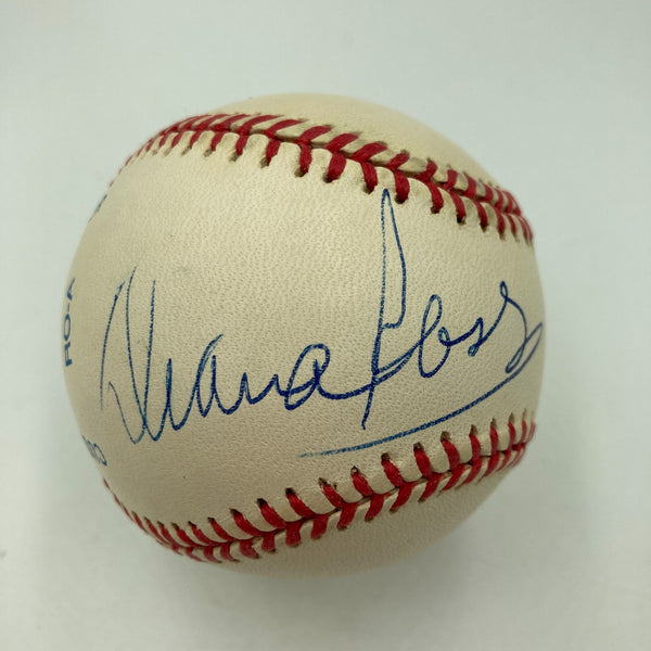 Diana Ross Single Signed Official American League Baseball JSA COA RARE
