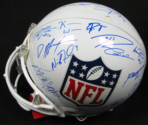 2012 NFL Draft Multi Signed Full Size Helmet (30) Andrew Luck Griffin PSA DNA