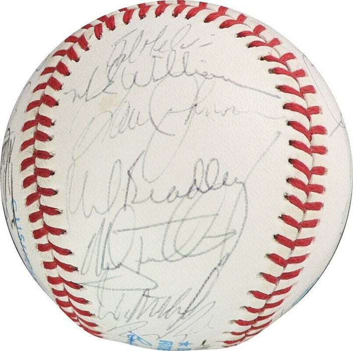 1990 Baltimore Orioles Team Signed Baseball Cal Ripken Jr Frank Robinson PSA JSA