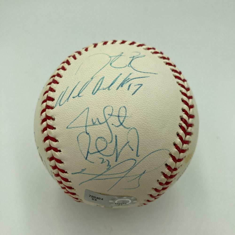 2007 Boston Red Sox World Series Champs Team Signed W.S. Baseball PSA DNA & MLB