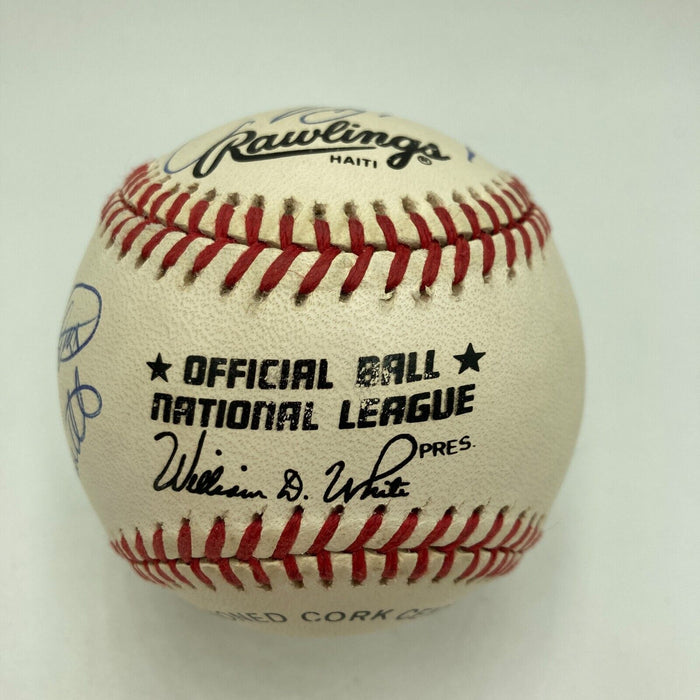 Mint 500 Home Run Signed Baseball Mickey Mantle Ted Williams PSA DNA Graded 9