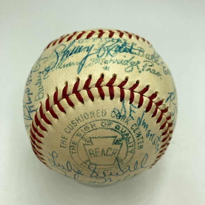 Washington Senators Legends Signed Baseball Moe Berg Goose Goslin 31 Sigs PSA