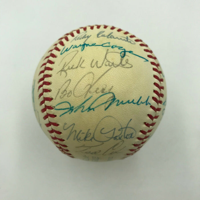 1977 Cleveland Indians Team Signed Official American League Baseball