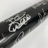 2009 New York Yankees World Series Champs Team Signed Bat #14/50 JSA COA
