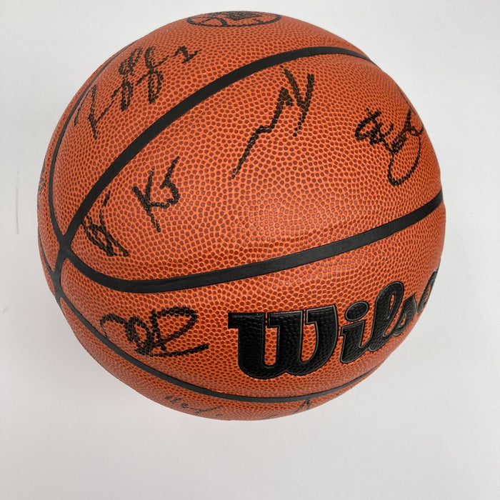 2021 Los Angeles Clippers Team Signed Basketball JSA COA