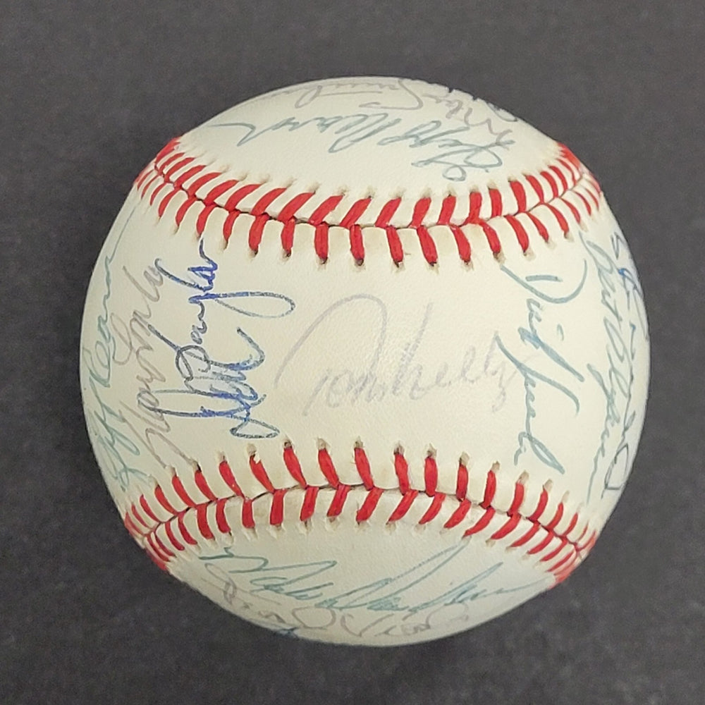 1987 Minnesota Twins World Series Champs Team Signed W.S. Baseball Beckett COA