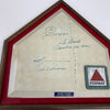 Ted Williams & Joe Dimaggio 56 Hits Signed Inscribed Home Plate JSA COA RARE