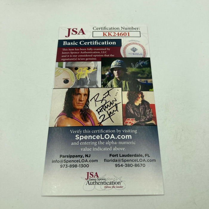 Buddy Rice Signed Autographed MLB Baseball Celebrity JSA COA Racing