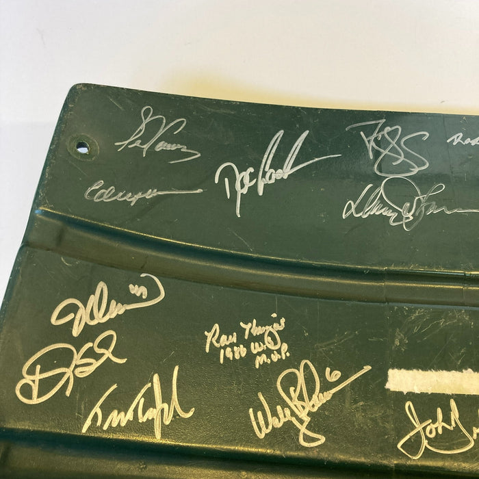 1986 New York Mets World Series Champs Team Signed Game Used Seatback JSA COA