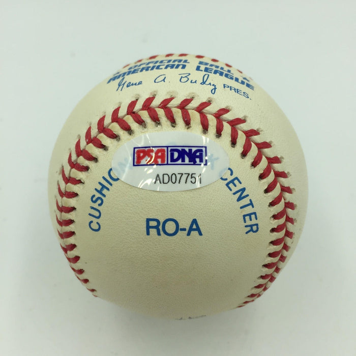 Don Larsen & David Wells Signed Heavily Inscribed Perfect Game Baseball PSA DNA