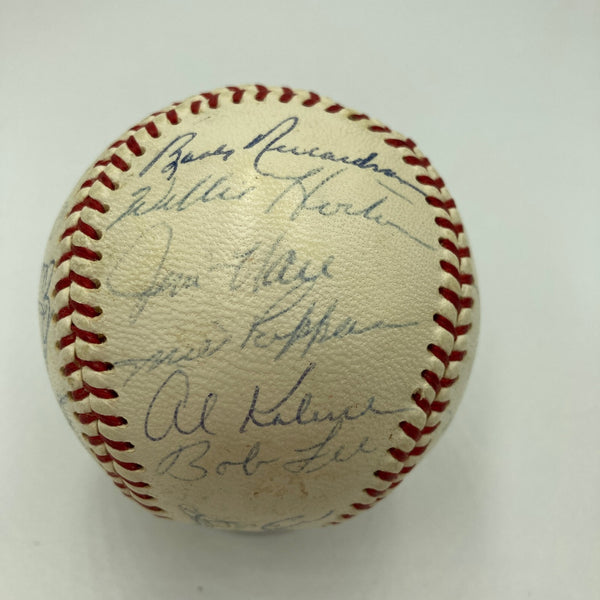 1965 All Star Game Team Signed American League Baseball 30 Sigs JSA COA