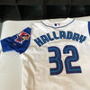 Roy Halladay Signed Heavily Inscribed Toronto Blue Jays STAT Jersey JSA COA