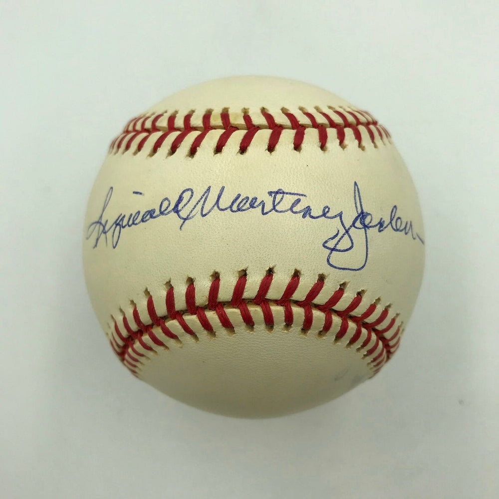 Reggie Reginald Martinez Jackson Full Name Signed Major League Baseball Steiner