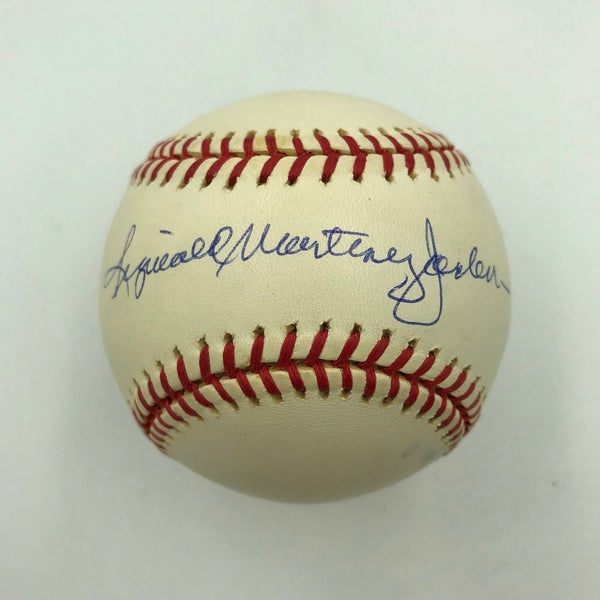 Reggie Reginald Martinez Jackson Full Name Signed Major League Baseball Steiner