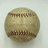 Eddie Collins Red Faber 1929 A's World Series Champs Signed Baseball JSA COA