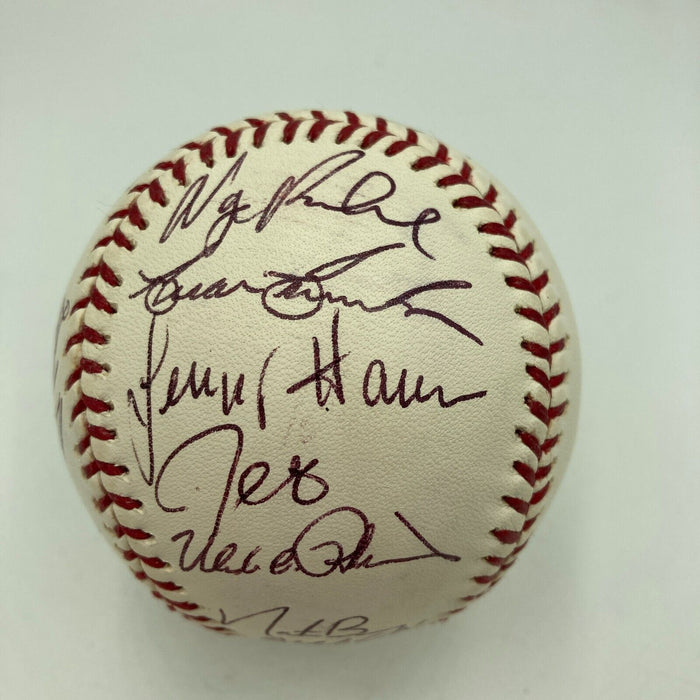 2003 Florida Marlins World Series Champs Team Signed W.S. Baseball MLB Hologram