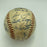 1962 New York Yankees W.S. Champs Team Signed Baseball Mickey Mantle JSA COA