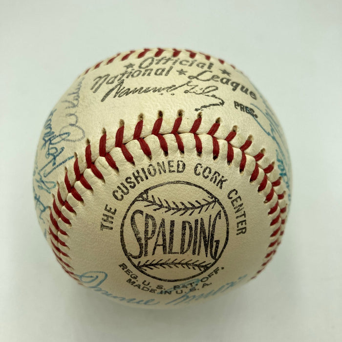 1959 All Star Game Team Signed Baseball Mickey Mantle JSA COA