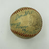 1961 Ohio State Buckeyes Champs Signed Baseball Bob Knight John Havlicek JSA
