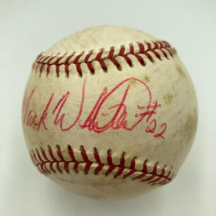 MARK WHITEN Signed 1980's Official National League Game Used Baseball