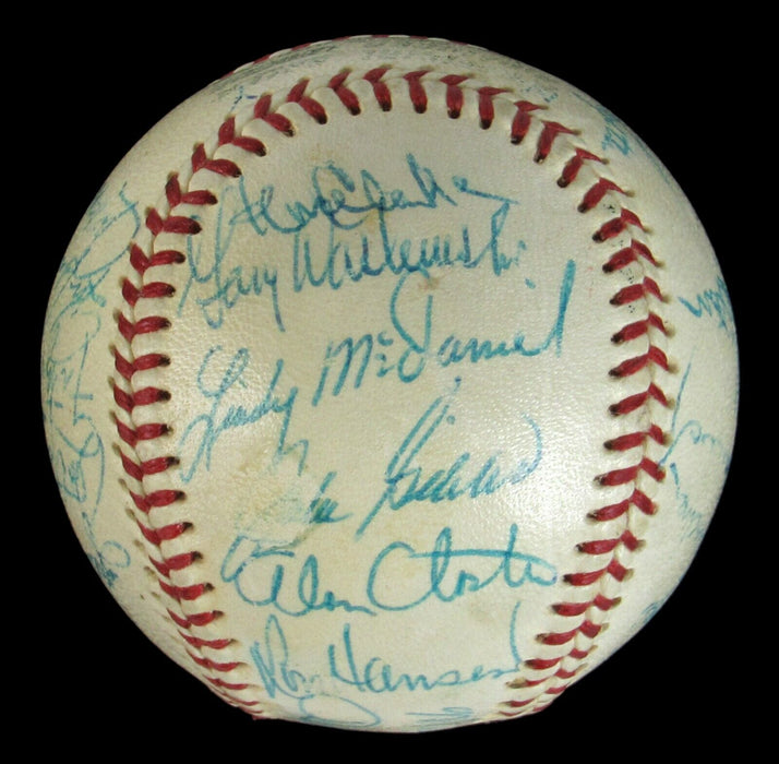 1971 New York Yankees Team Signed Official American League Baseball JSA COA