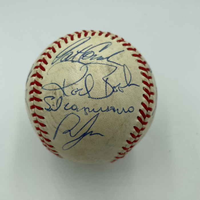 1990 Philadelphia Phillies Team Signed National League Baseball With JSA COA