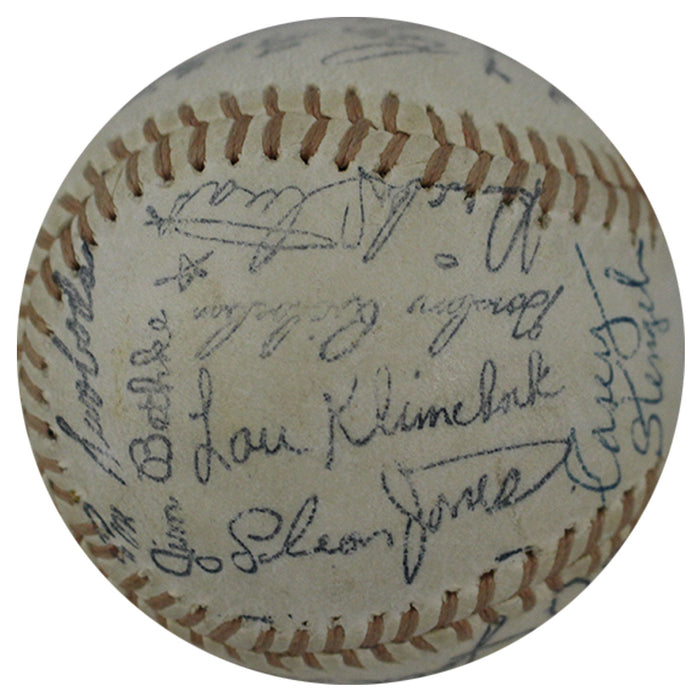 Casey Stengel Single Signed Autographed 1960's Souvenir Baseball With JSA COA