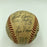 1960 New York Yankees Team Signed Baseball Mickey Mantle & Roger Maris JSA COA