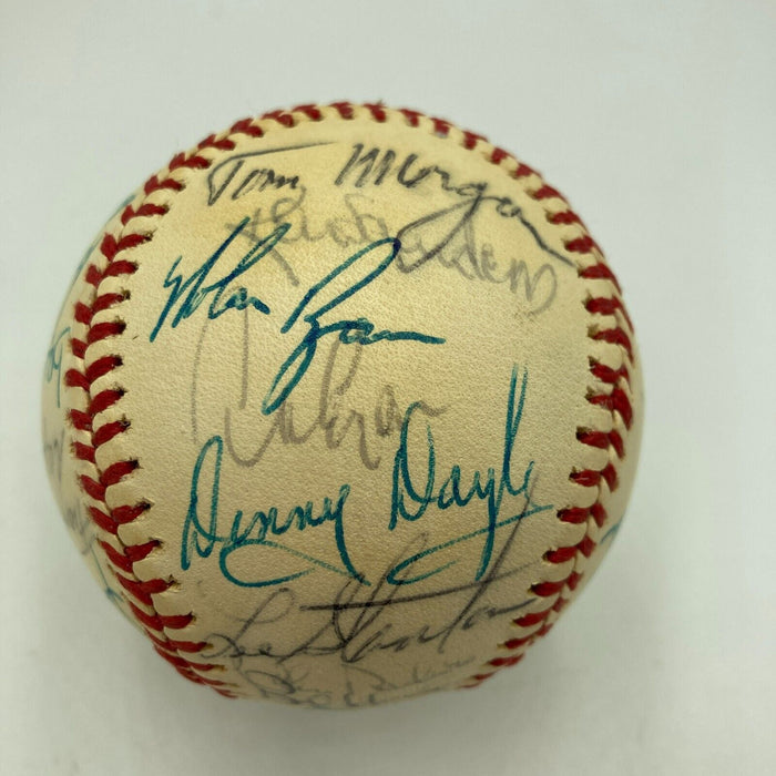 Nolan Ryan 1974 California Angels Team Signed American League Baseball JSA COA