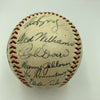 Ted Williams Rookie 1939 Boston Red Sox Team Signed Baseball Jimmie Foxx JSA COA