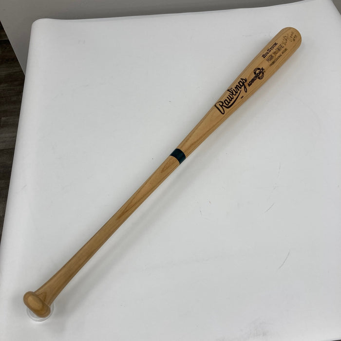 Mark Mcgwire Rookie Signed Game Model Baseball Bat 39 Home Runs JSA COA