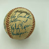 1985 New York Mets Team Signed National League Baseball Gary Carter JSA COA
