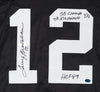 Terry Bradshaw Twice Signed Heavily Inscribed Pittsburgh Steeler Game Jersey PSA