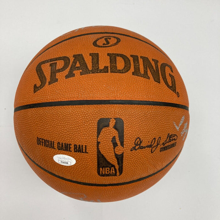 Kobe Bryant 2011–12 Los Angeles Lakers Team Signed NBA Game Basketball JSA COA