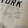 Mickey Mantle "Triple Crown 1956" Signed Inscribed NY Yankees Jersey Beckett COA