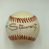 James Jimmy Stewart Signed National League Baseball JSA COA Movie Star Celebrity