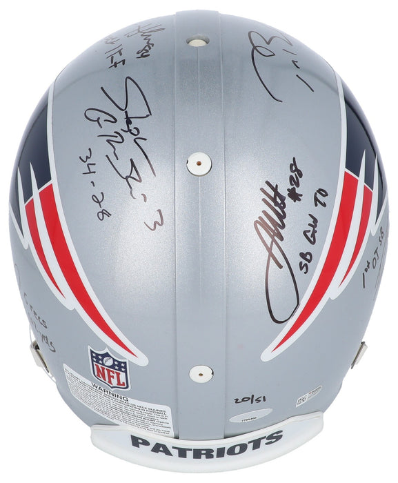 Tom Brady 2016 New England Patriots Super Bowl Champ Team Signed Helmet Fanatics