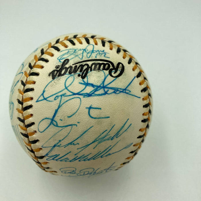 1994 All Star Game National League Team Signed Baseball Barry Bonds PSA DNA COA