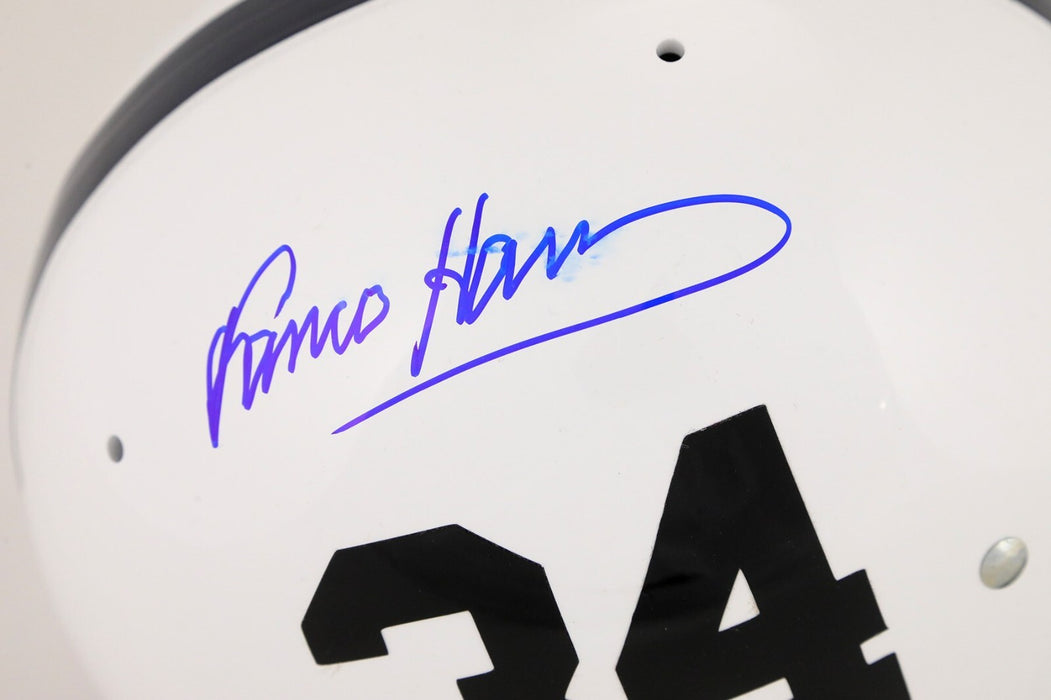 Franco Harris Signed Full Size Penn State Authentic Helmet JSA COA
