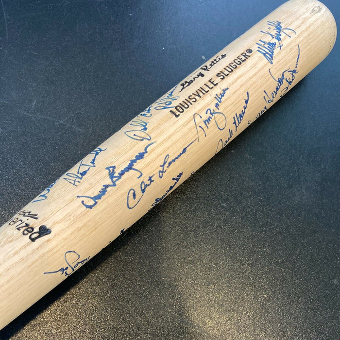 1988 Detroit Tigers Team Signed Baseball Bat Sparky Anderson 25+ Sigs JSA COA