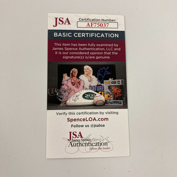 Jeff Hackett Signed Autographed Starting Lineup SLU With JSA COA