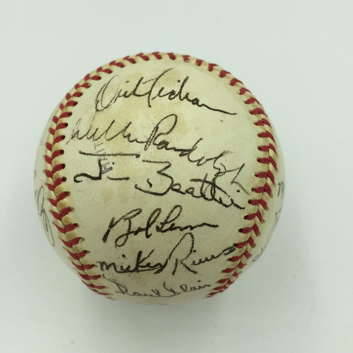 1978 New York Yankees World Series Champs Team Signed Baseball With JSA COA
