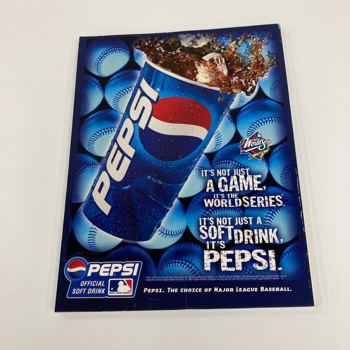 Jorge Posada & Joe Torre New York Yankees Signed 1998 World Series Program JSA