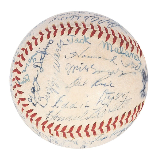 1946 World Series St. Louis Cardinals VS Boston Red Sox Signed Baseball JSA COA