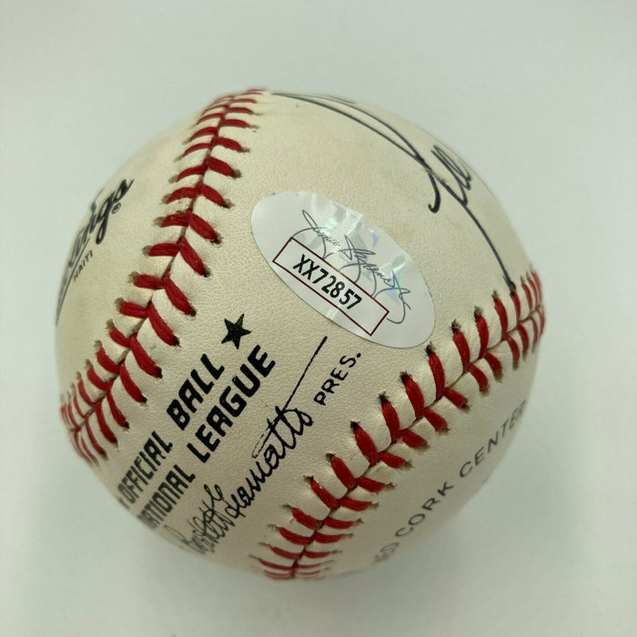 Arnold Palmer Jack Nicklaus Gary Player Golf Legends Signed Baseball JSA COA