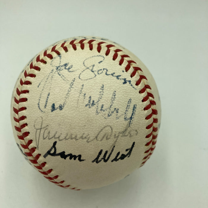 1933 Inaugural First Ever All Star Game Team Signed Baseball PSA DNA COA