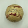 1937 New York Giants NL Champs Team Signed Baseball Mel Ott JSA COA