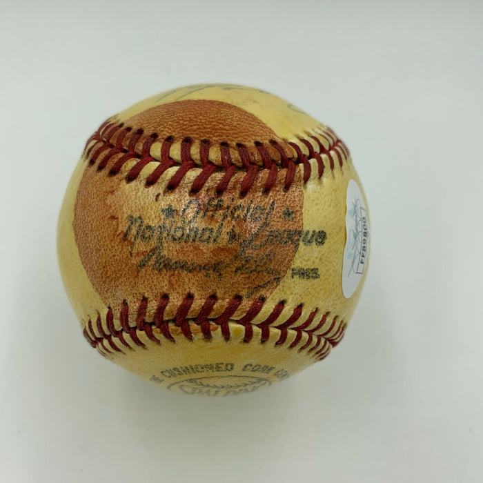 Juan Marichal 1960 Rookie Playing Days Signed National League Baseball JSA COA