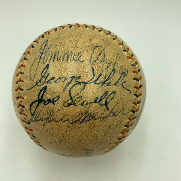 Babe Ruth, Mickey Mantle, Joe Dimaggio & Roger Maris Signed Baseball JSA COA