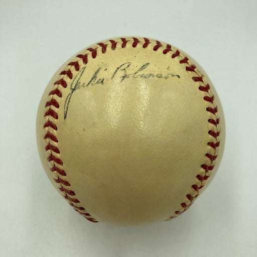 Jackie Robinson Rookie Signed 1940's National League Frick Baseball JSA COA